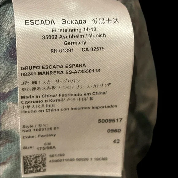 Escada Silk Blouse - Picture 5 of 7